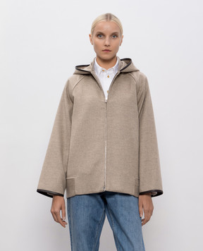 Bottega Veneta Beige wool and cashmere jacket 834986V3OO0