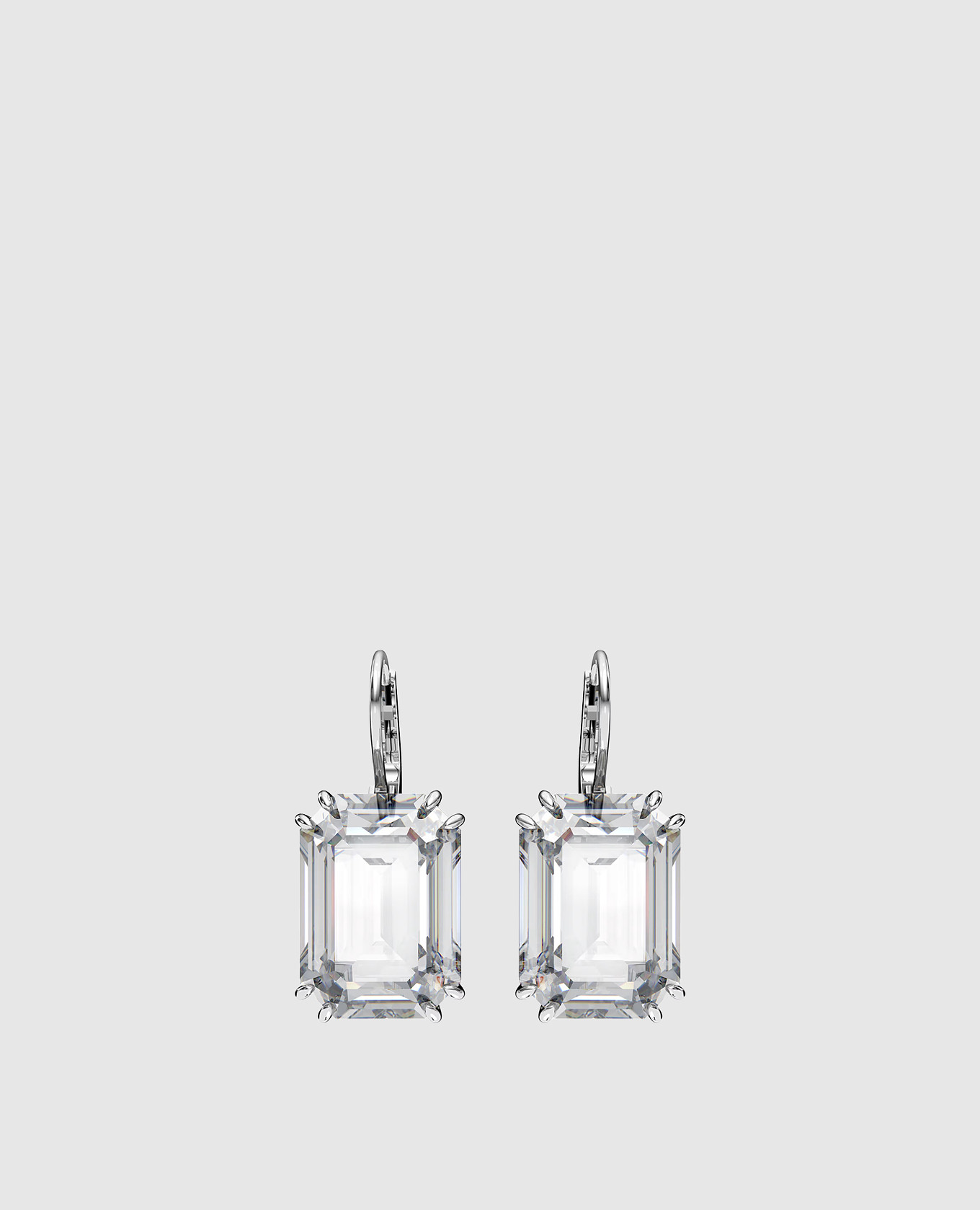 

Millenia crystal drop earrings Swarovski, Transparent