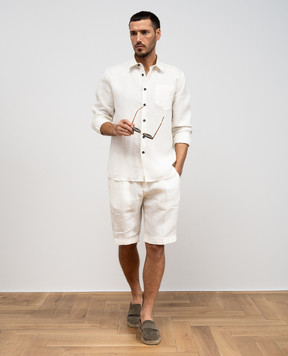 Cashmere&Whiskey White linen shirt 0331900195