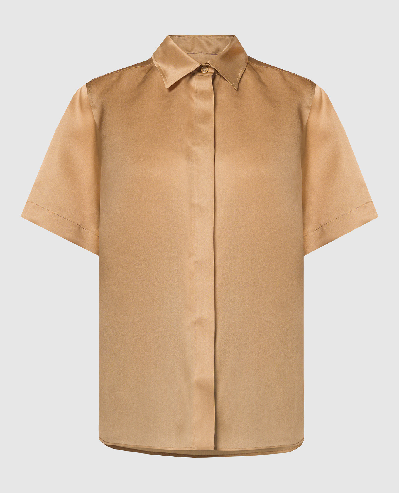 

ACANTO brown silk blouse Max Mara