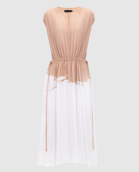 PROENZA SCHOULER Beige Ezra midi dress R2523026BBYP137