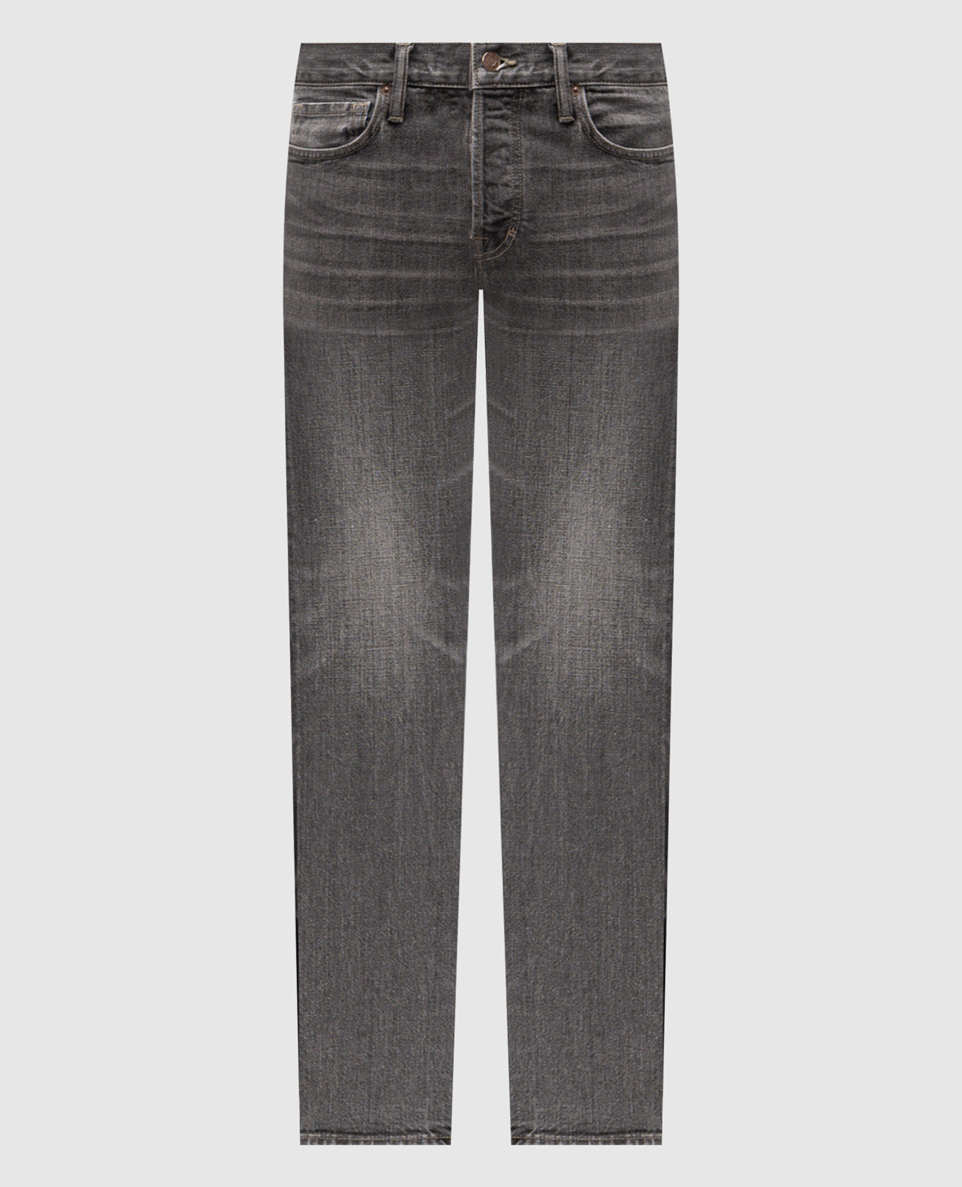 Gray jeans with a worn effect Tom Ford