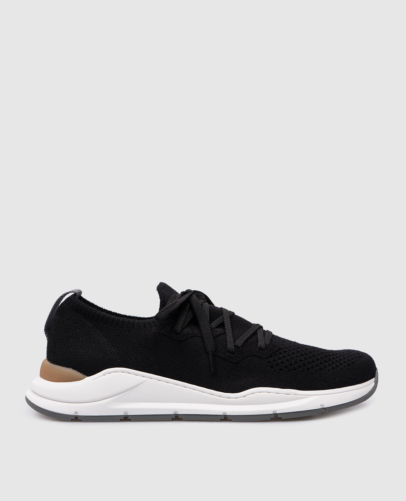 

Children's black sneakers Brunello Cucinelli, Черный