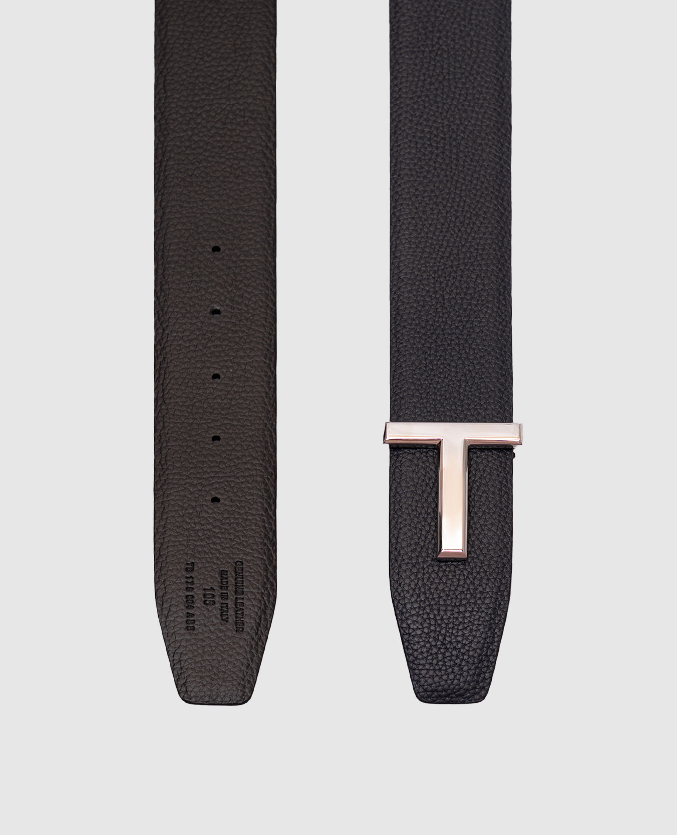 

Reversible leather belt Tom Ford, White