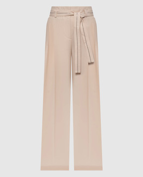 Peserico Beige wool pants P0470103472