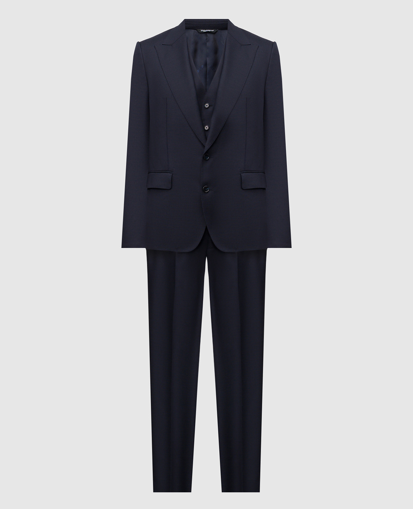 Blue wool suit Dolce&Gabbana