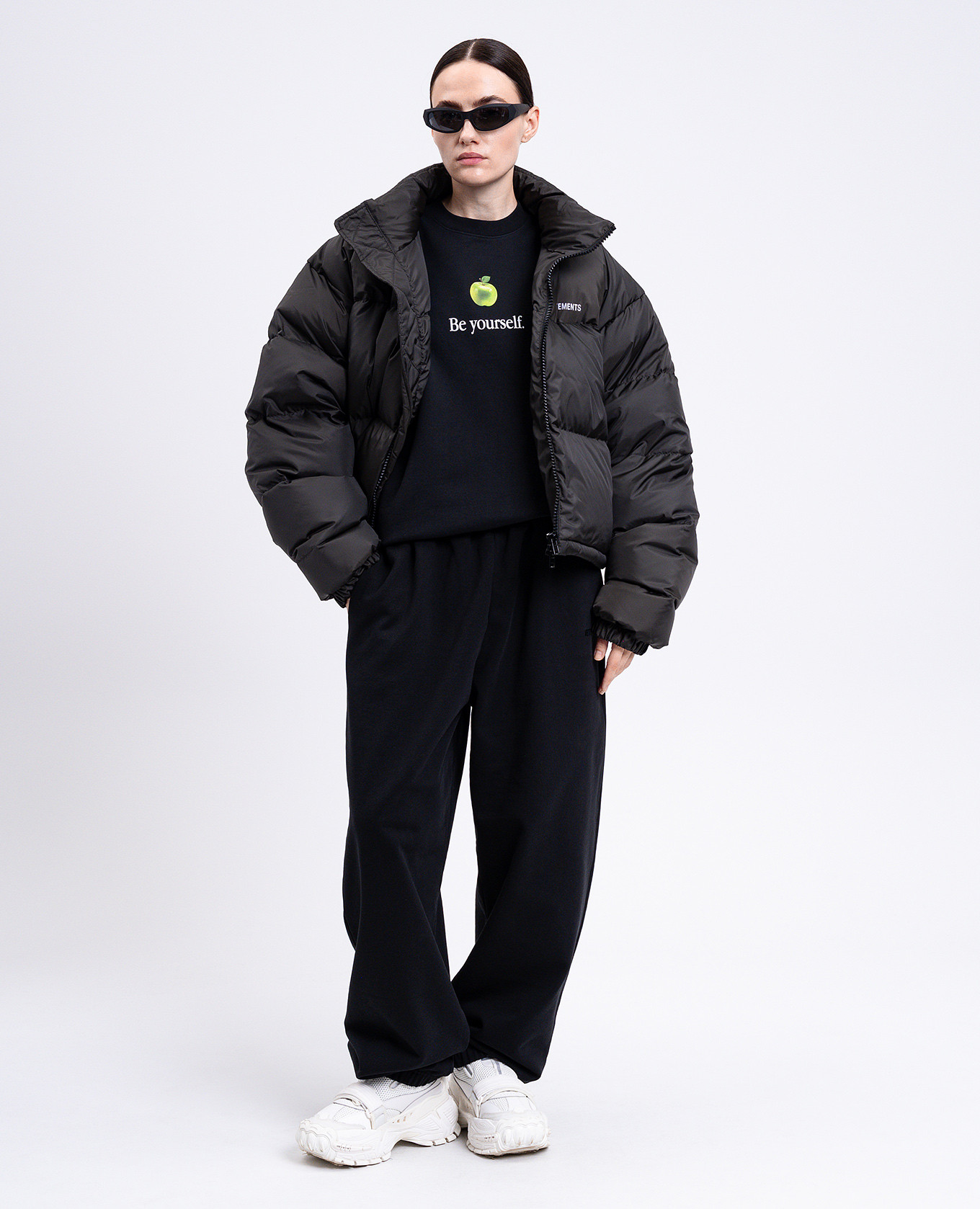 Black sweatshirt with print Vetements 2