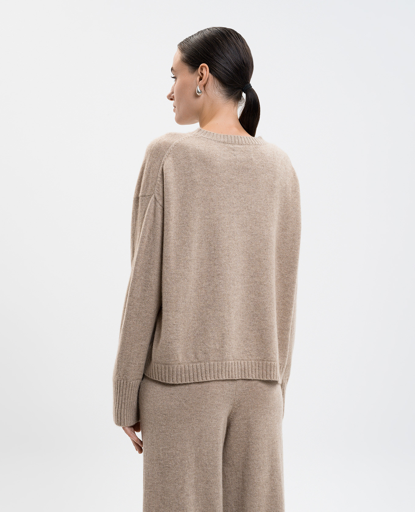 

Denise beige cashmere jumper Simonetta Ravizza