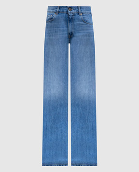 Twinset Blue jeans with logo patch 251TP2571