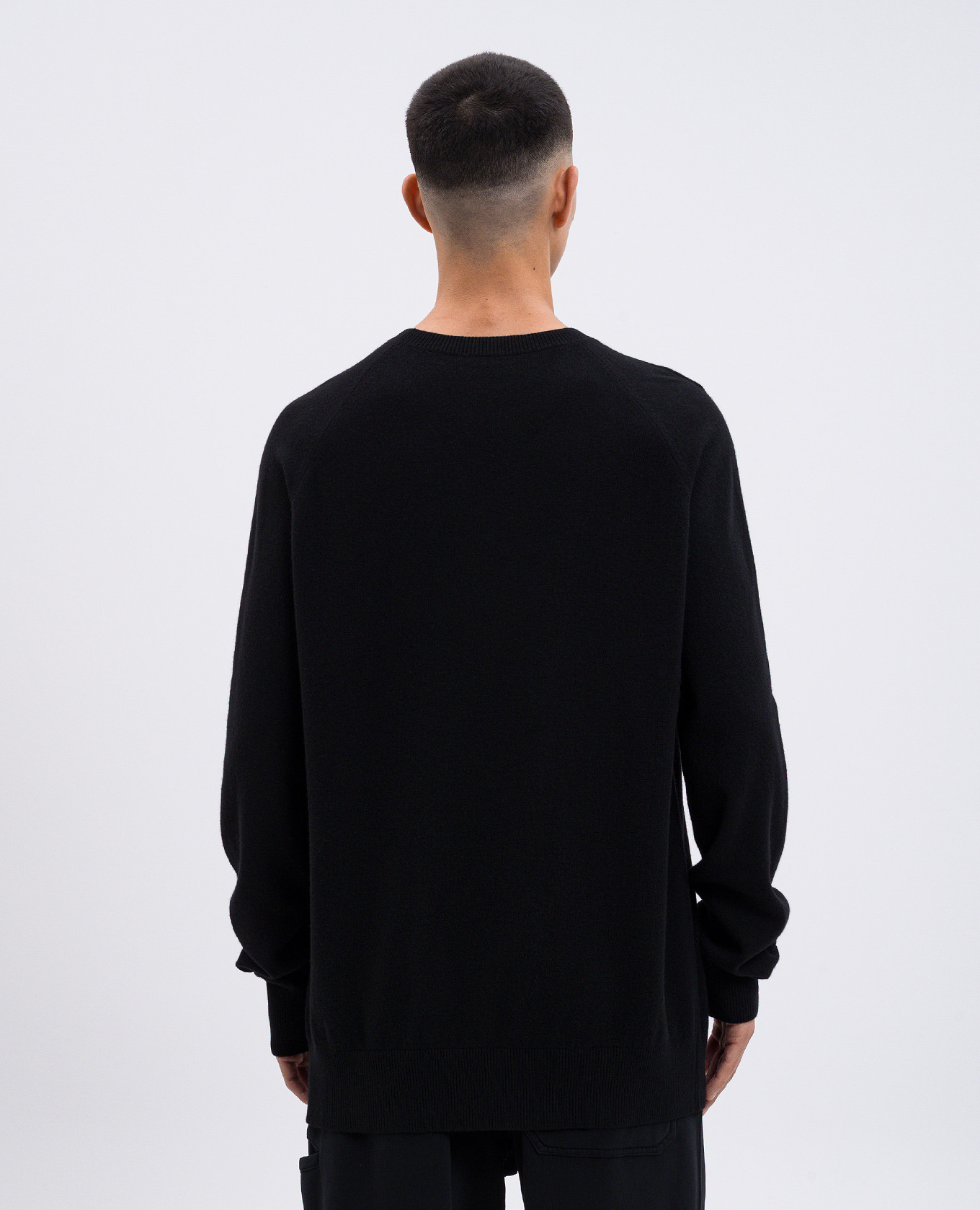 Lemme black wool and cashmere sweater Ann Demeulemeester 4