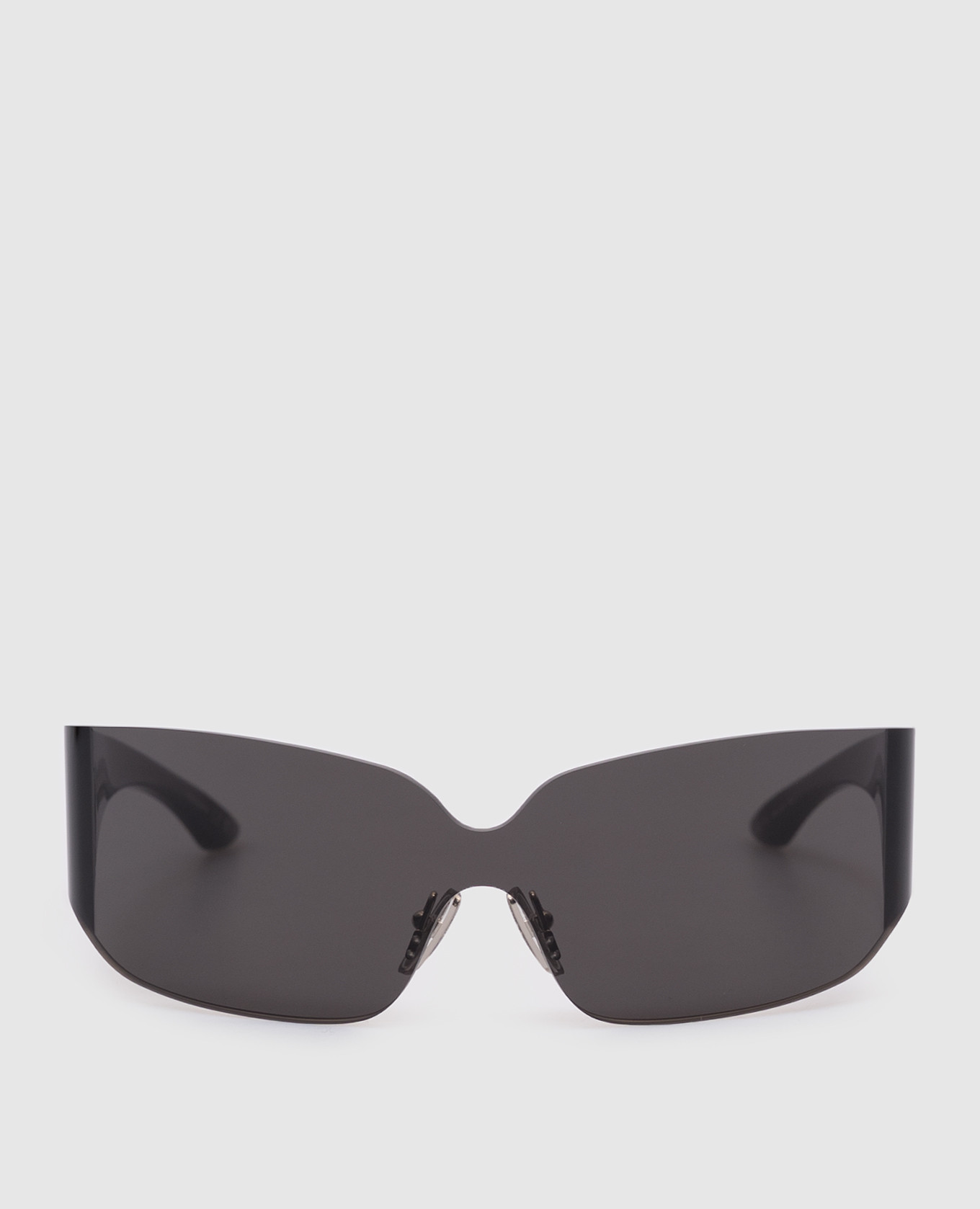Black Mono Square Sunglasses Balenciaga