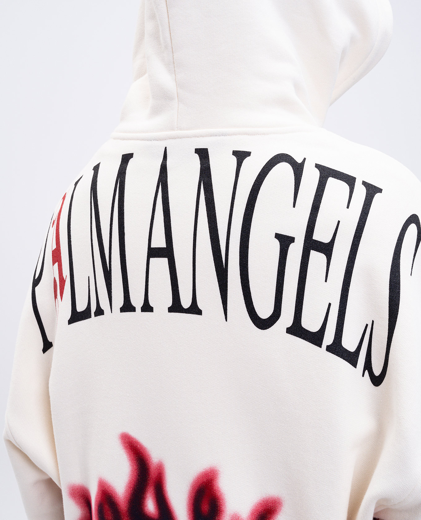 White Flames hoodie Palm Angels 5