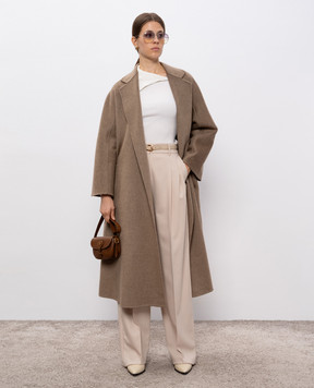 Max Mara LUDMILLA brown cashmere coat LUDMILLA