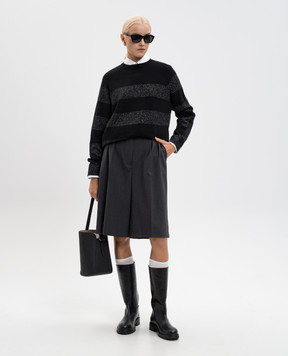 Twinset Black wool and cashmere sweater 252TT3302