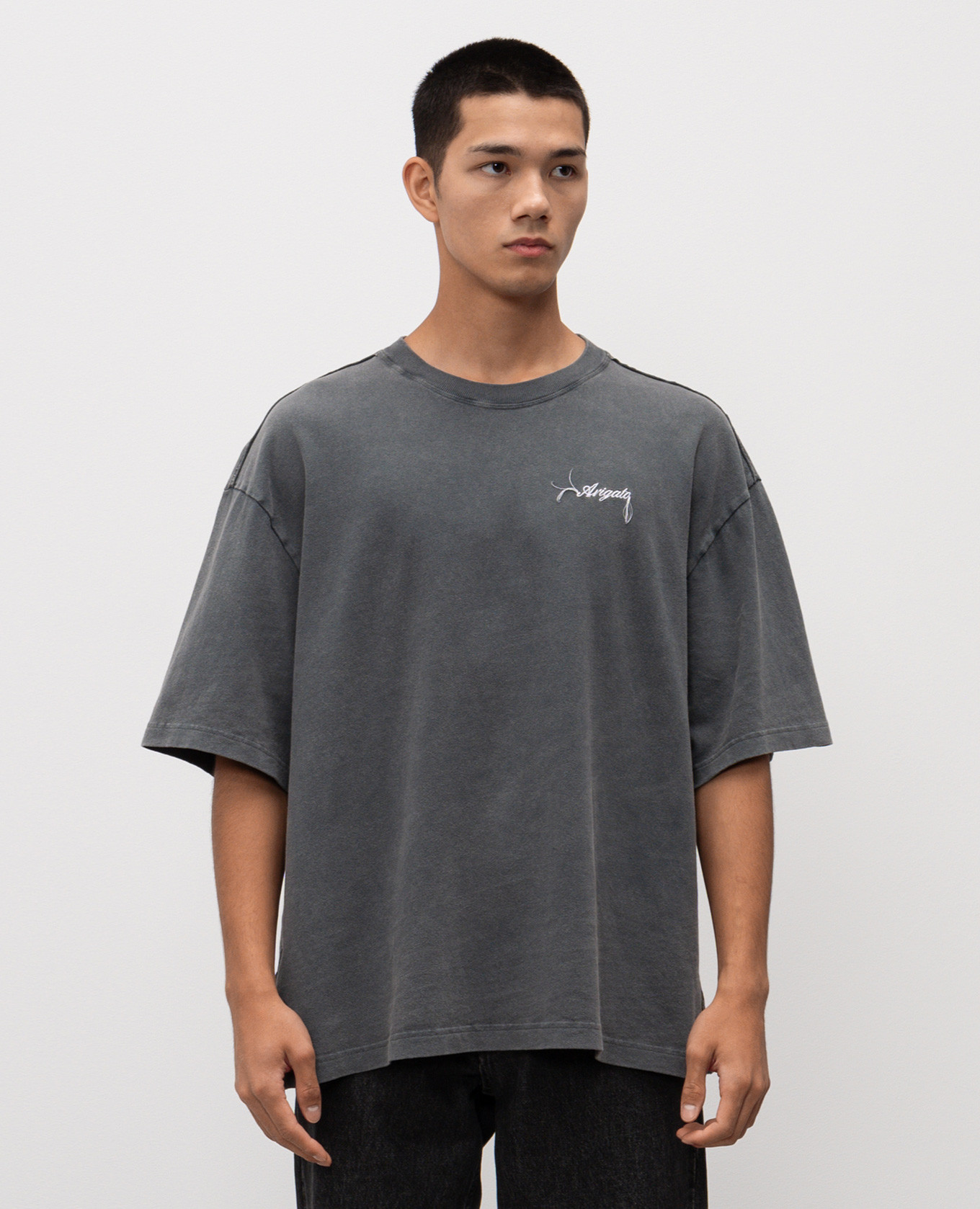 

Honor grey T-shirt with logo Axel Arigato