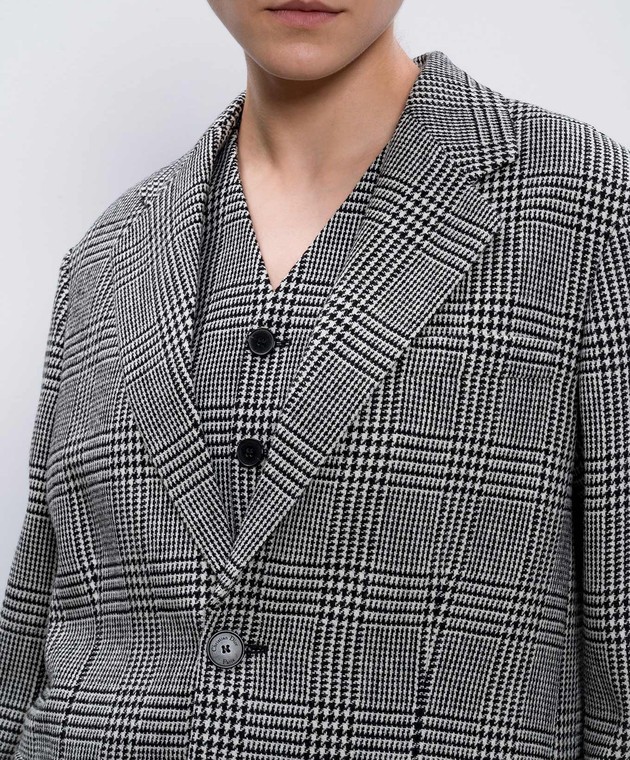 Christian Dior - Windsor check wool jacket 411V14A1376 - shop with