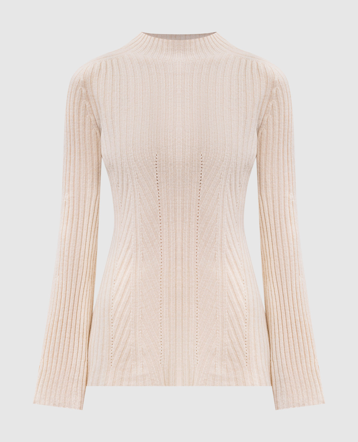 Beige wool and cashmere jumper Twinset