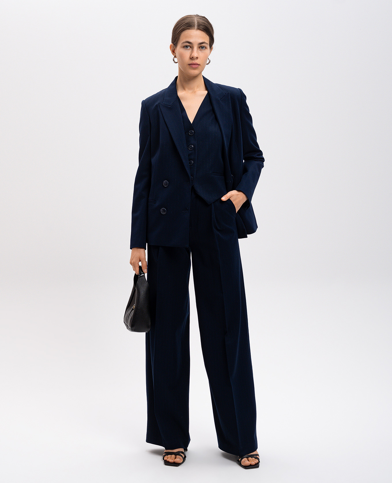 Blue vest with lurex Twinset 2