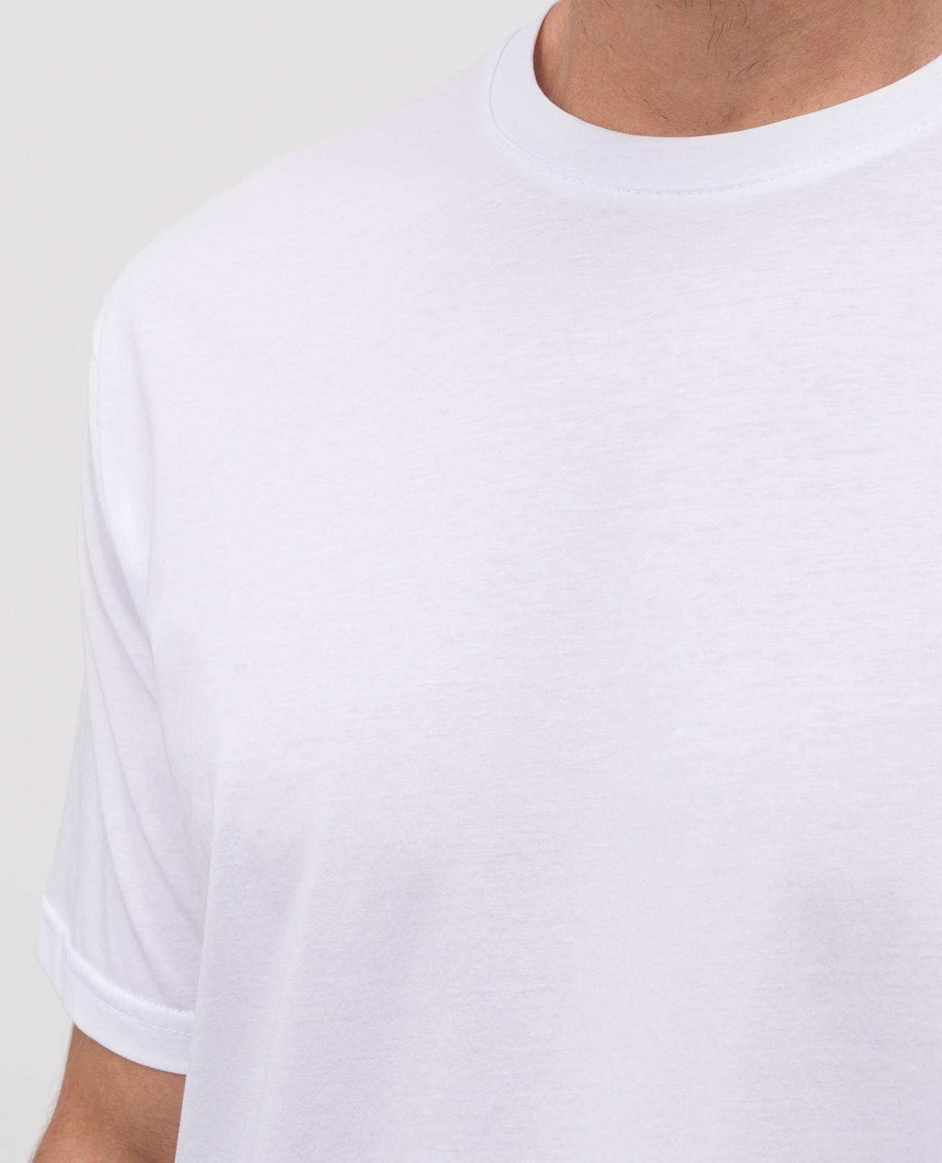 

White T-shirt with logo Cashmere&Whiskey