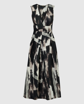 Twinset Midi dress in an abstract print 241AP2500