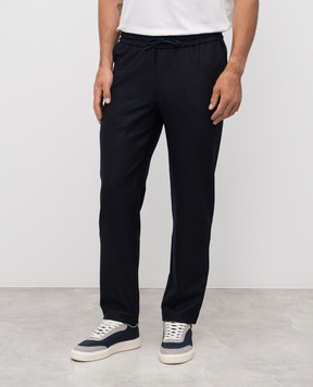 Sease Blue wool pants PT037TN271