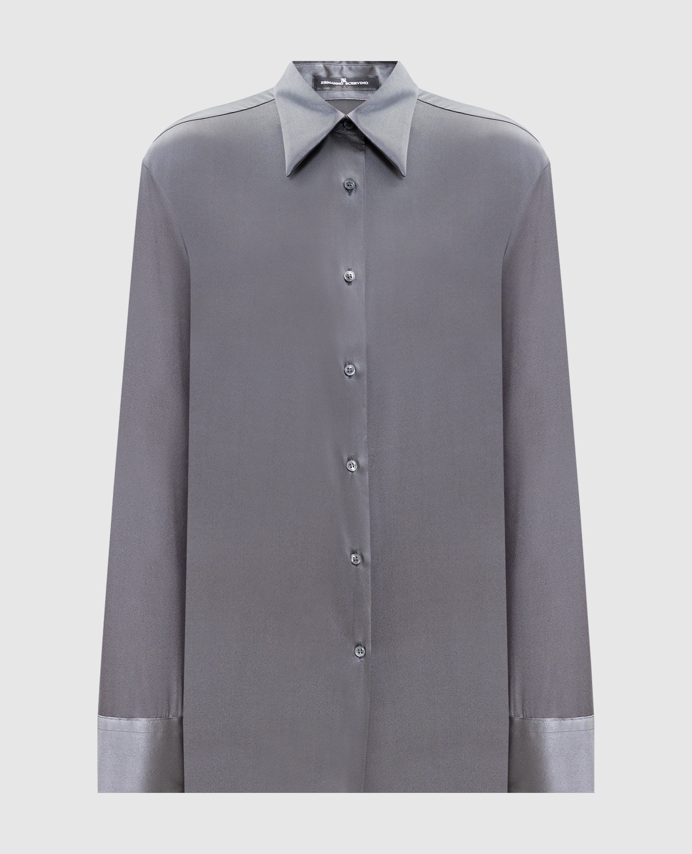 

Gray silk blouse Ermanno Scervino, Grey