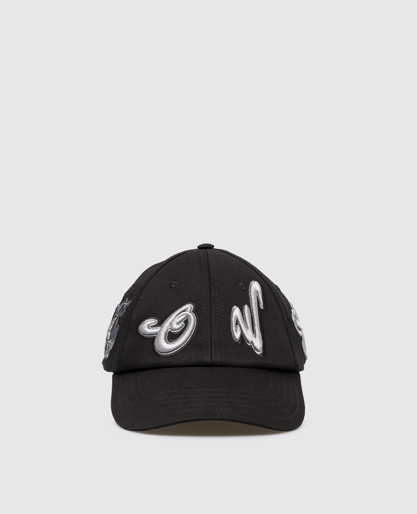

Black cap with logo embroidery Off-White
