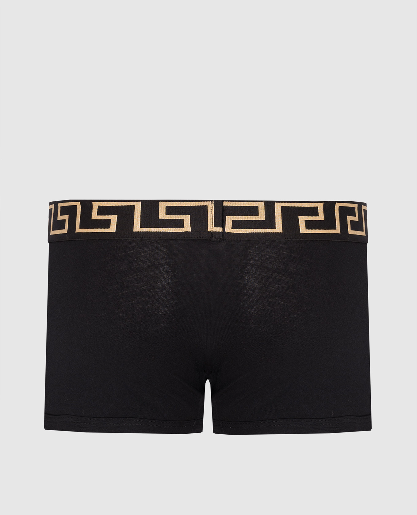 

Greca black boxer briefs set Versace