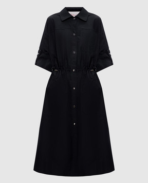 Babe Pay Pls Black midi shirt dress 0D62490515
