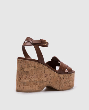 Gianvito Rossi Brown leather sandals G3248545SUG