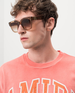 AMIRI Brown MA sunglasses with logo AMACSN1004