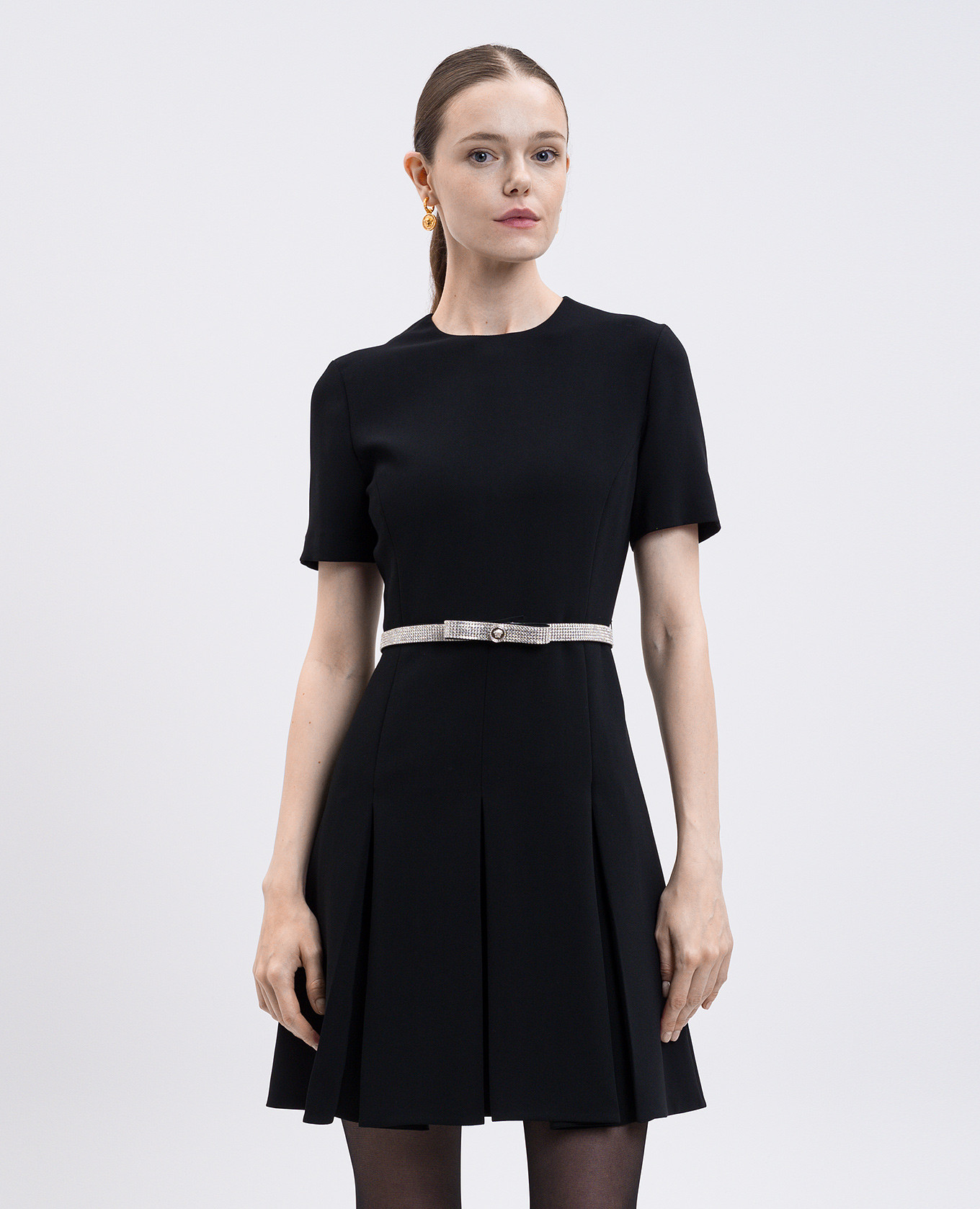 

Black mini dress Versace