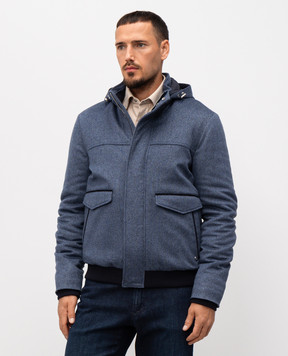 Stefano Ricci Blue cashmere jacket MZJ5300080C148HA
