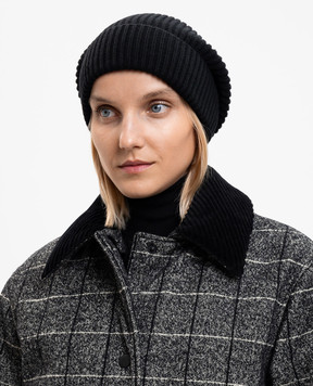 Dolce&Gabbana Black wool and cashmere hat FXQ19TJGME5
