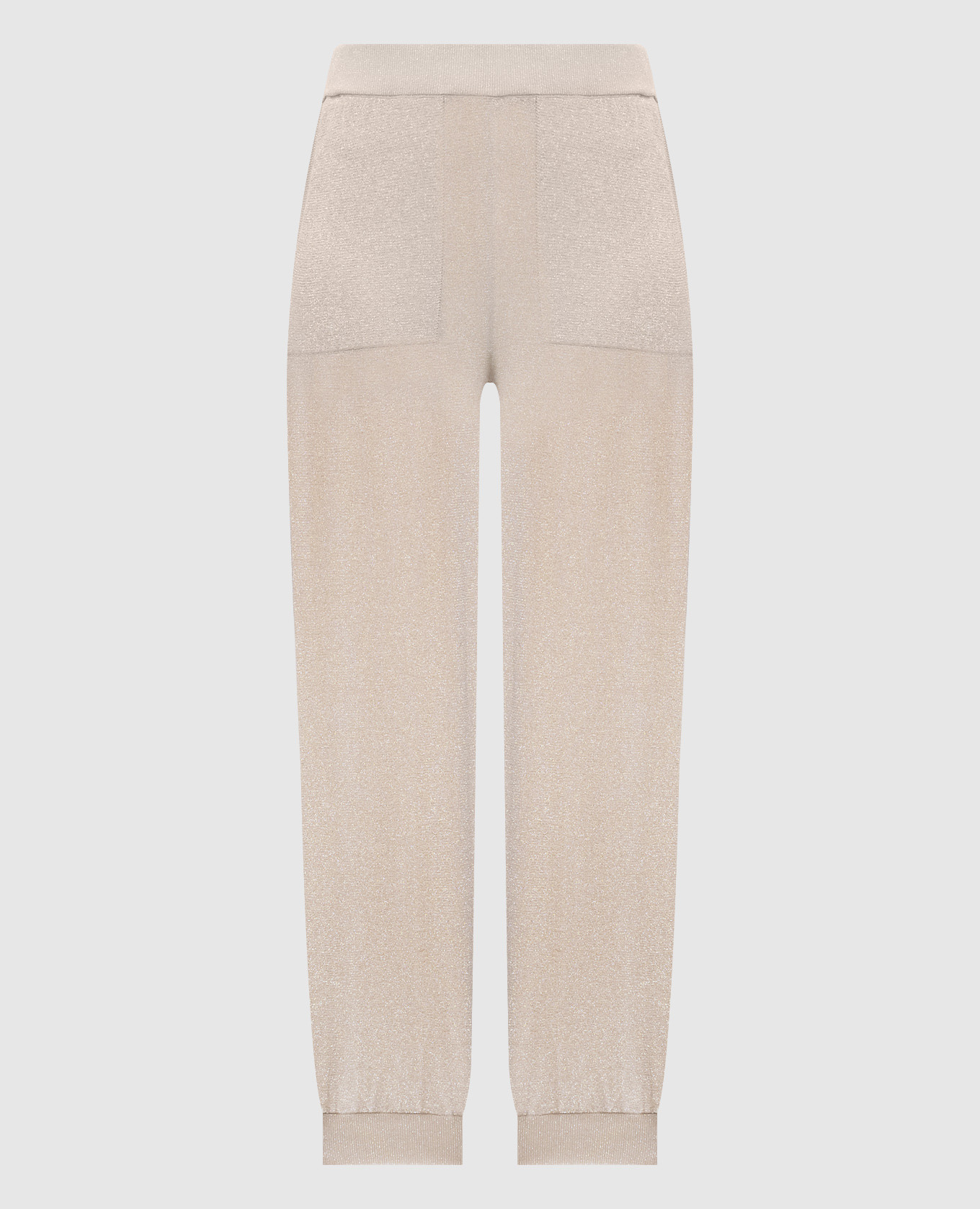 

Beige pants with lurex Peserico