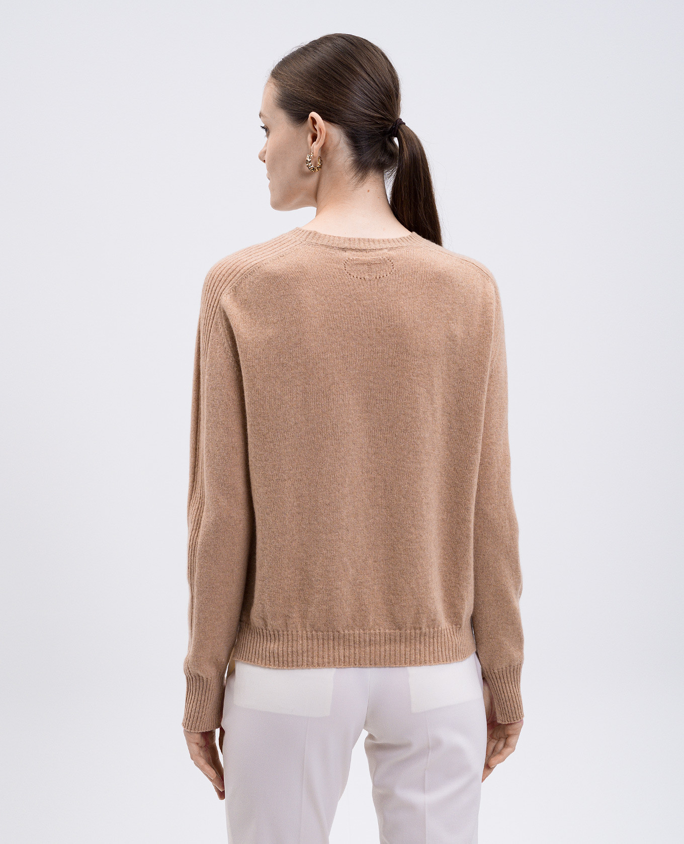 Beige cashmere and wool jumper Twinset 4