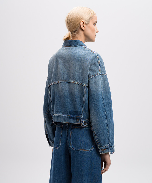 MAX MARA｜DENIM JACKETS (FIUMANA (15041111 006 / 1504111 Cropped denim jacket, navy | Weekend Max Mara