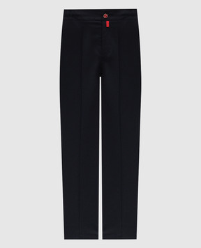 Kiton Blue wool pants UPLACK0124G