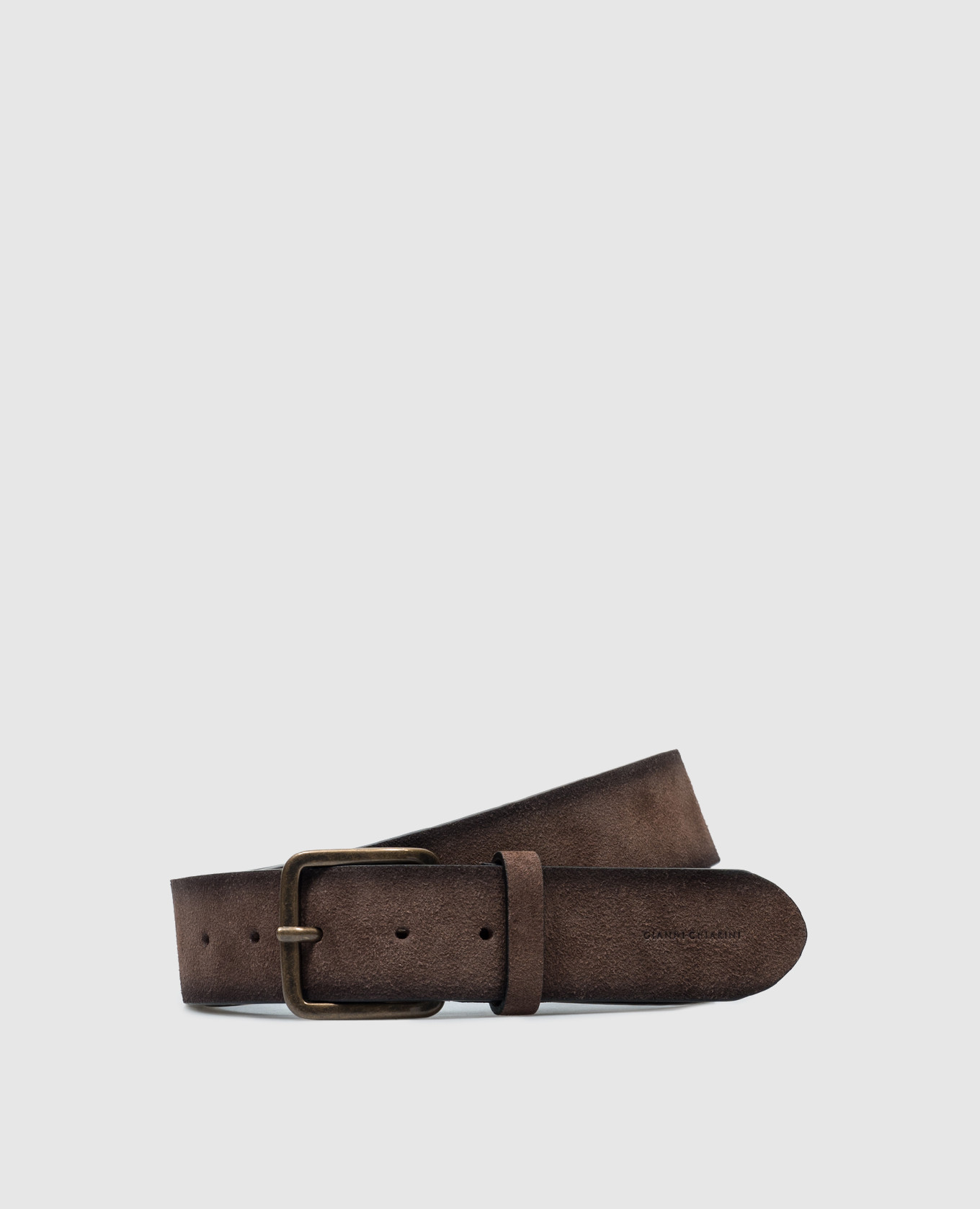 

Brown suede belt with gradient effect Gianni Chiarini, Коричневый