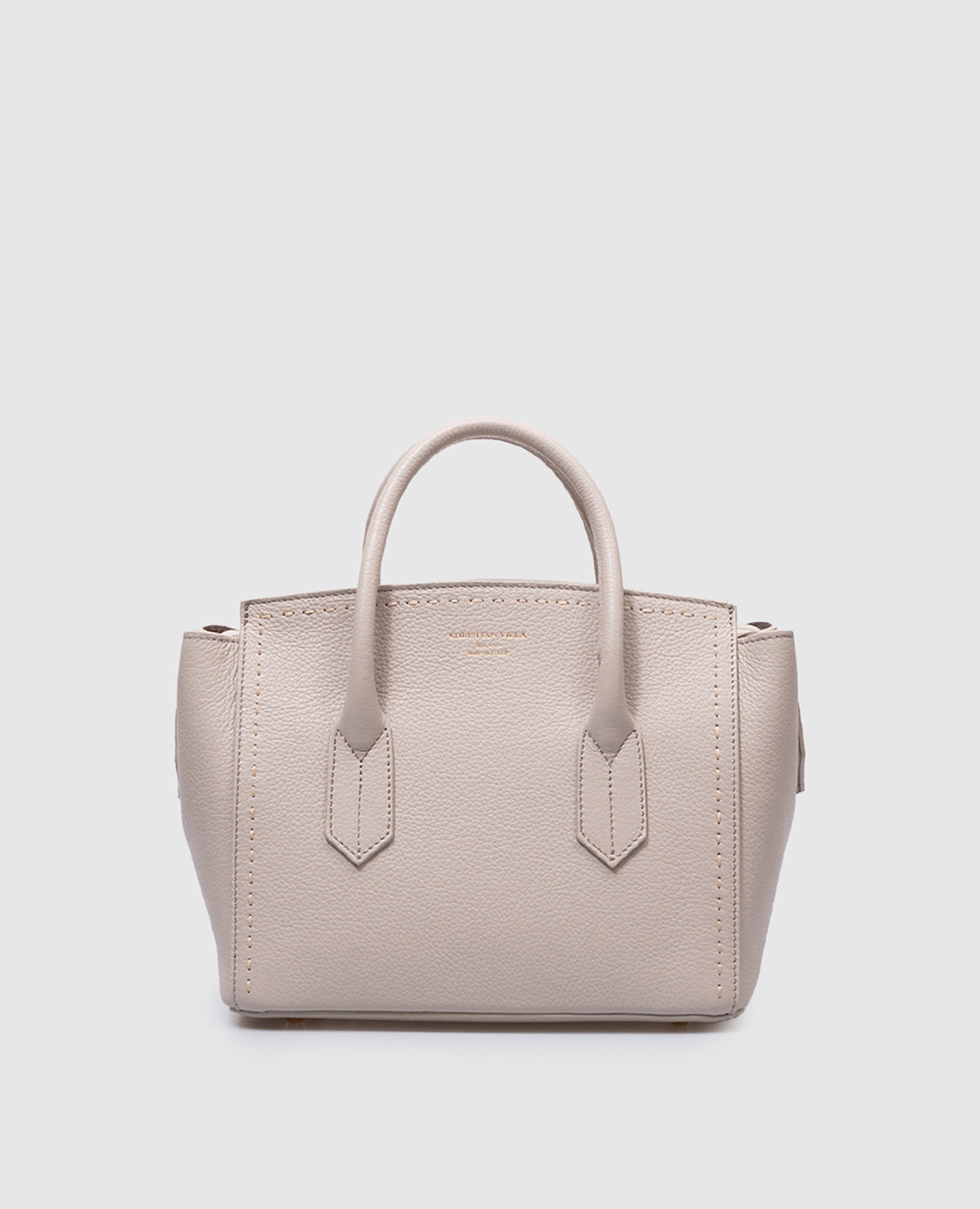 

Beige leather bag Grace Christian Villa