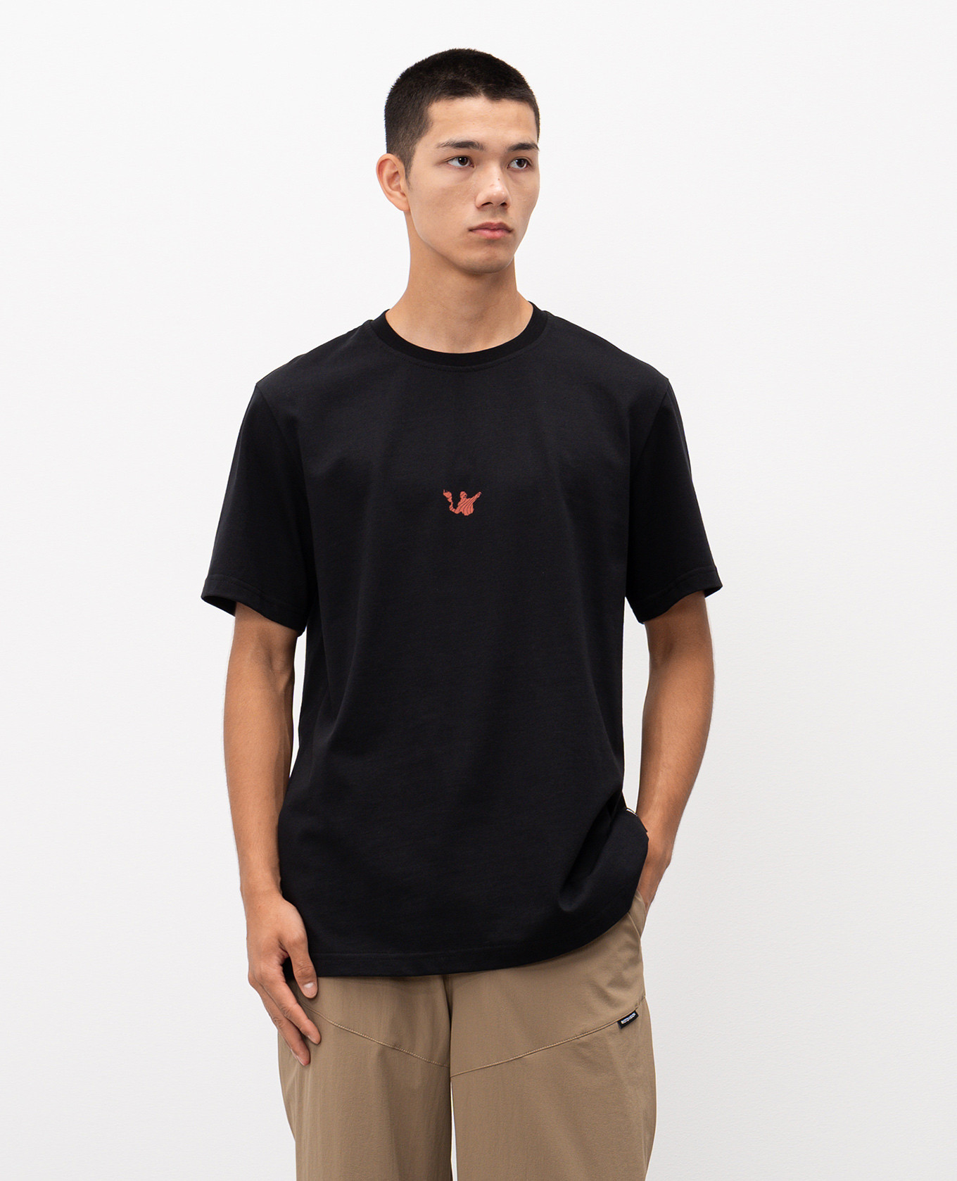 

Black RD-Ehts Horizon T-shirt with print Riotdivision