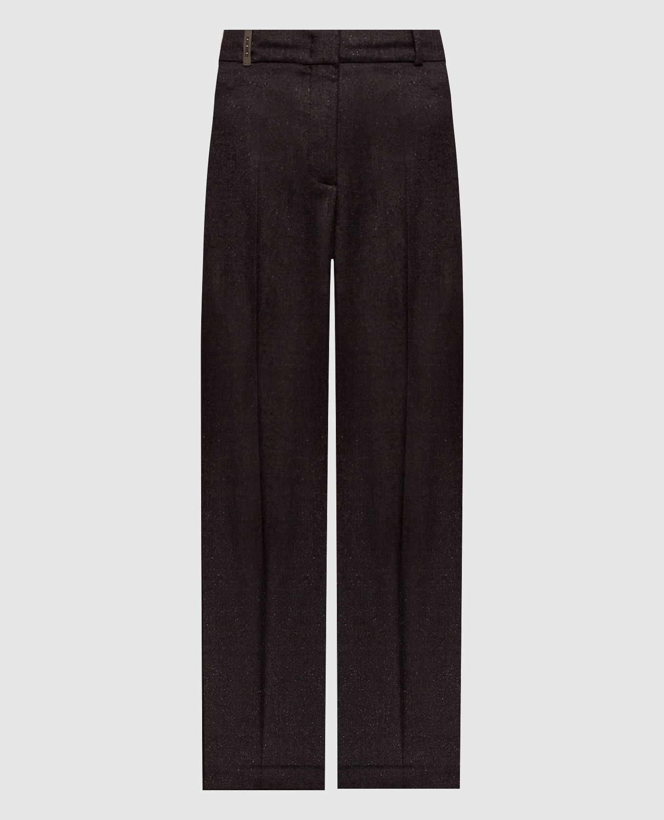 

Brown wool pants with lurex Peserico