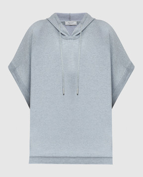 Peserico Gray hooded top S99222F129234F