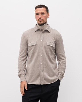 Brunello Cucinelli Beige cashmere shirt M2200276