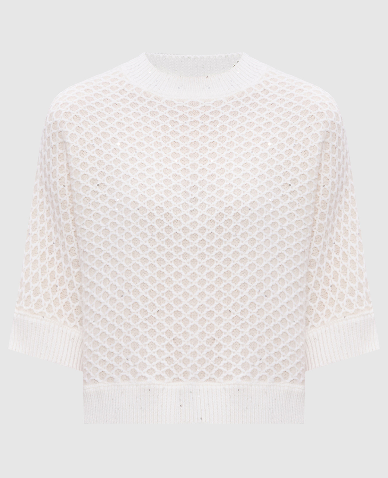 

Beige alpaca wool jumper Peserico