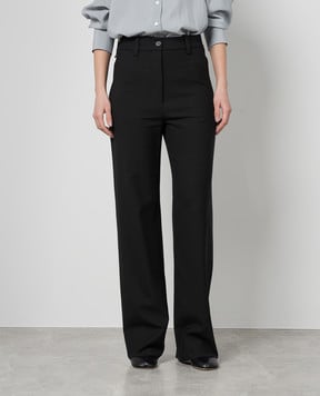 PROENZA SCHOULER Black Otis pants with wool R2426003AY179