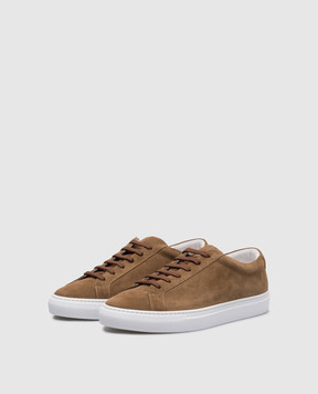 MooRER BOLDINI beige suede trainers BOLDINIP5