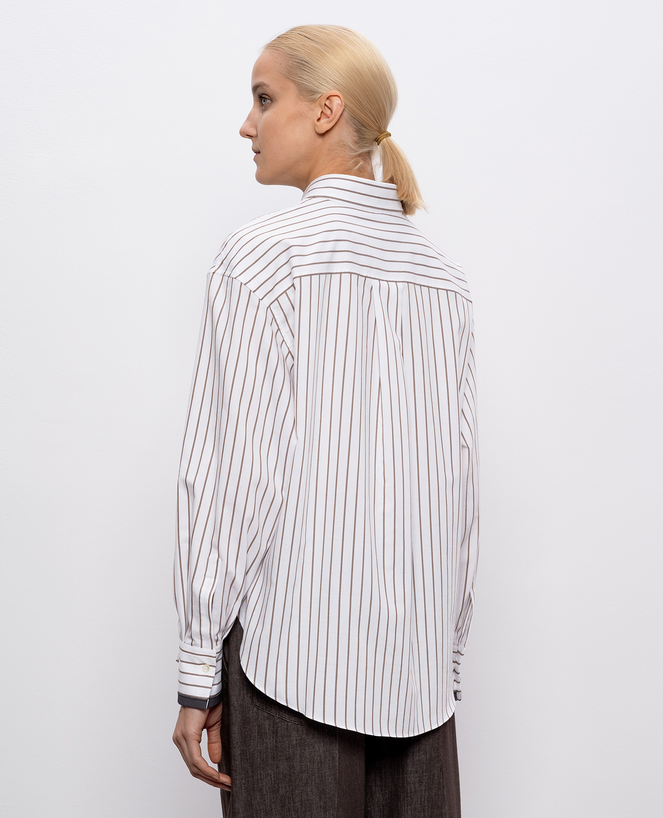 

White striped shirt Brunello Cucinelli